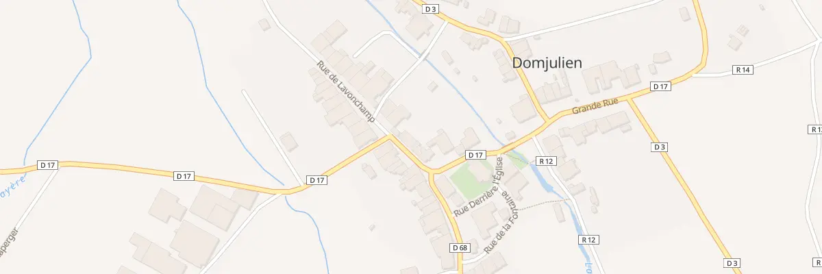 Plan du 40 Rue de Lavonchamp à Domjulien