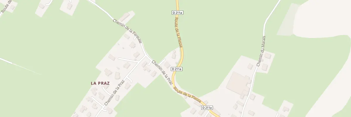 Plan du 745 Rte de la Plessé à Saint-Offenge