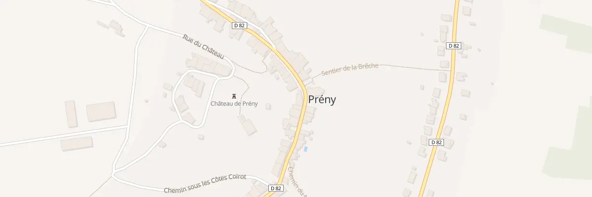 Plan du 32 Rue des Remparts à Prény