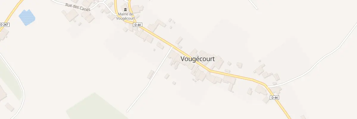 Plan du 14 Rue des Marronniers à Vougécourt