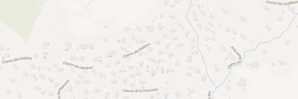 Plan du 1584 Che des Molières à La Roquebrussanne