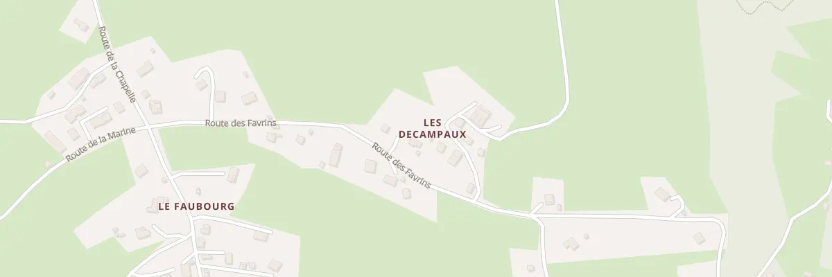 Plan du 321 Rte des Favrins à Montcel