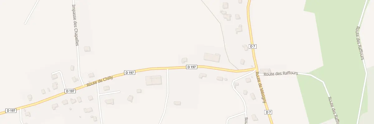 Plan du 160 Rte de Chilly à Sallenôves