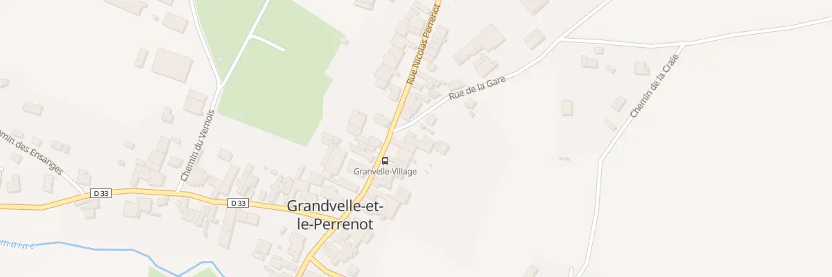 Plan du 2 Rue de la Gare à Grandvelle-et-le-Perrenot
