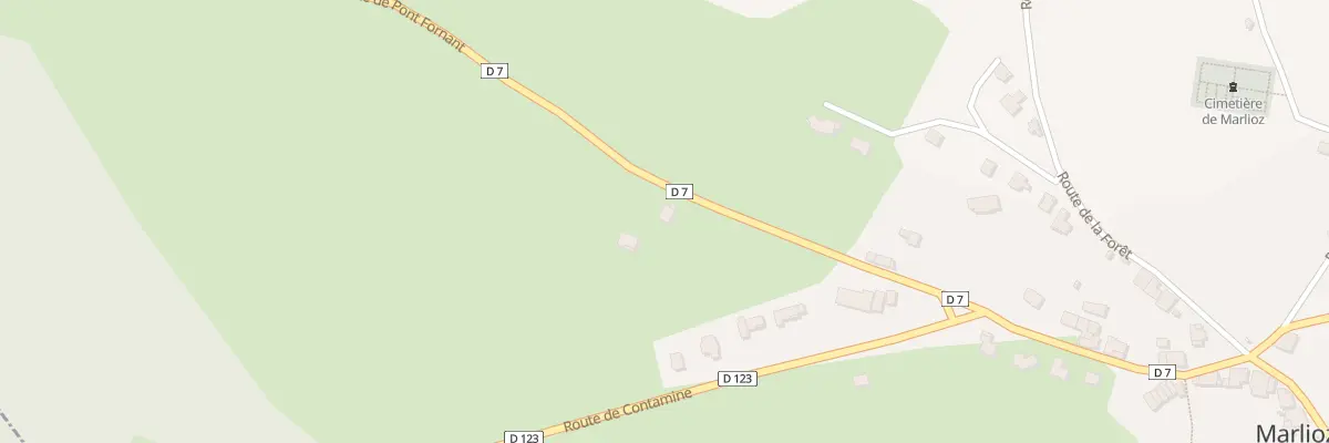 Plan du 449 Rte du Pont Fornant à Marlioz