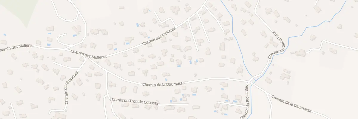 Plan du 289 Che de la Daumasse à La Roquebrussanne