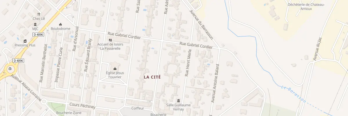Plan du 20A Rue Adrien Badin à Château-Arnoux-Saint-Auban