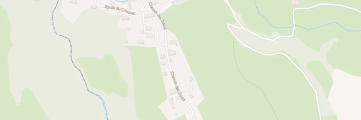 Plan du 183 Che des David à Saint-Offenge