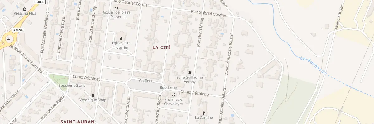 Plan du 17A Rue Henri Merle à Château-Arnoux-Saint-Auban