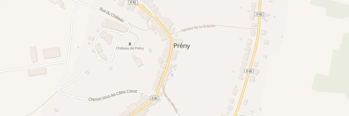 Plan du 15 Rue des Remparts à Prény