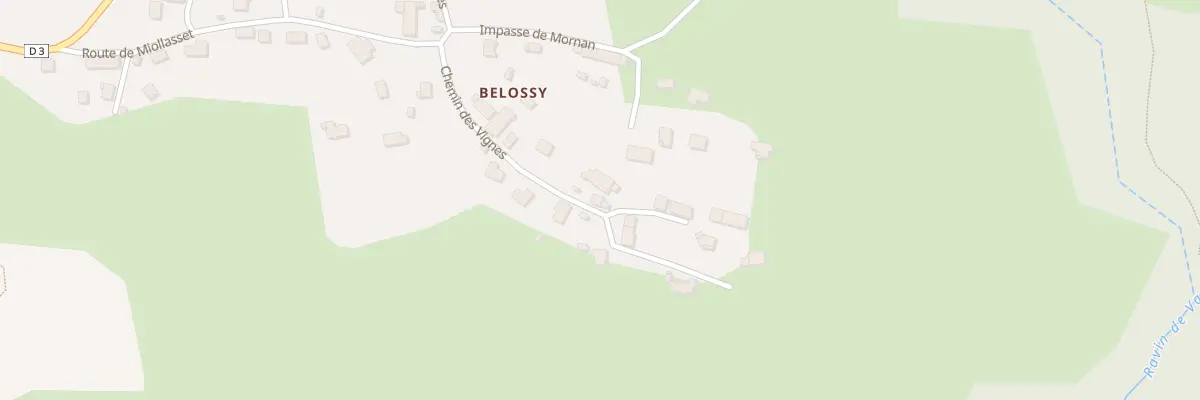 Plan du 211 Che des Vignes à Vaulx