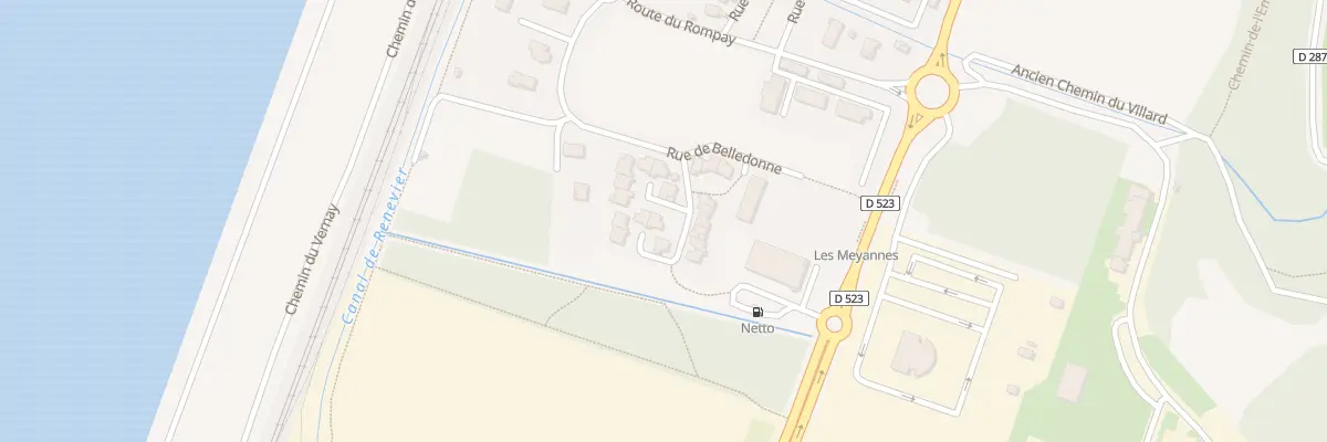 Plan du 126 Rue du Rocher Blanc au Cheylas