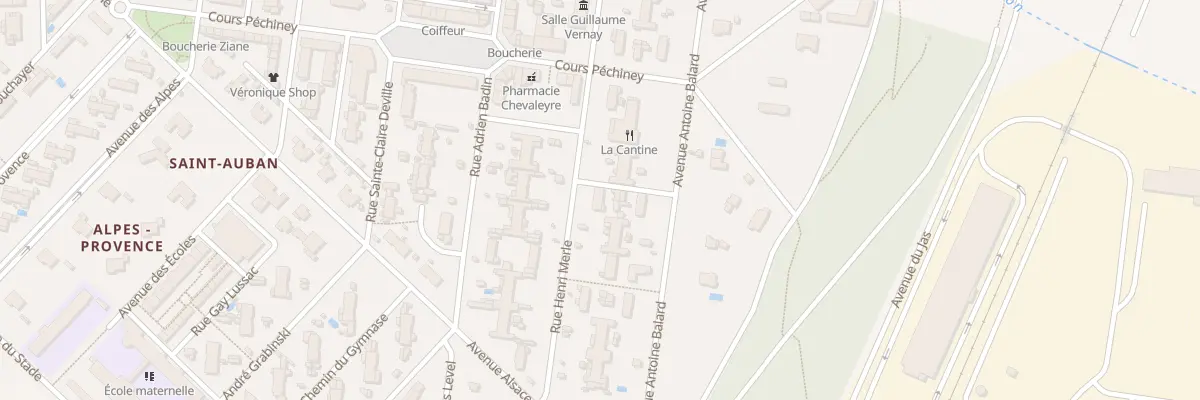 Plan du 12 Rue Henri Merle à Château-Arnoux-Saint-Auban