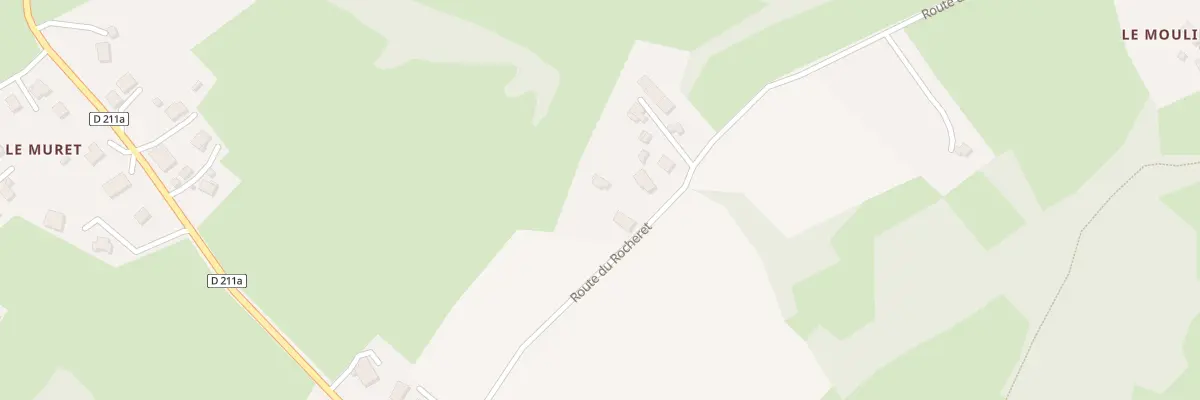 Plan du 287 Rte du Rocheret à Saint-Offenge