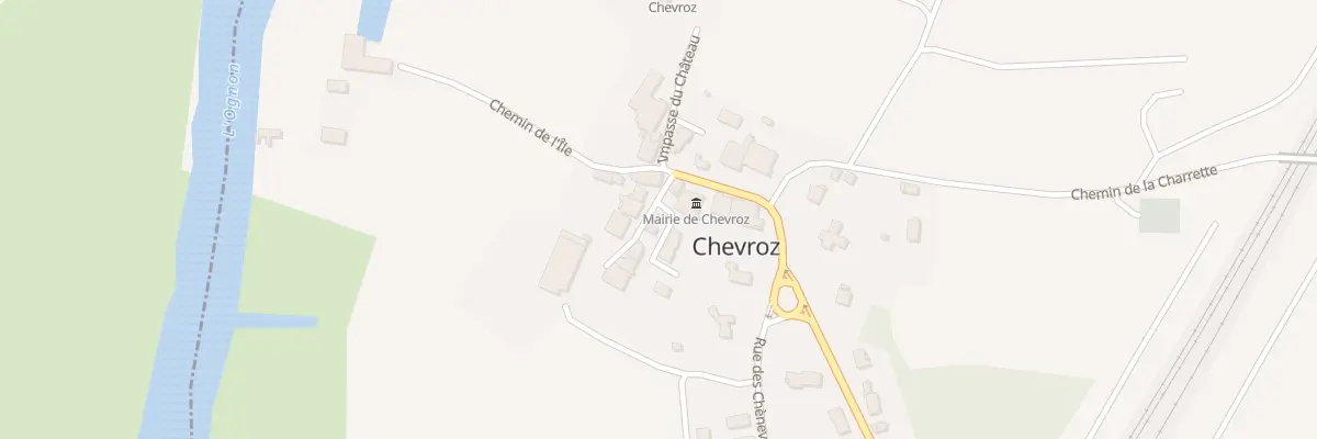 Plan du 5020 Au Village à Chevroz