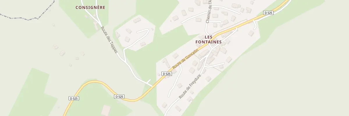 Plan du 4884 Rte de Goncelin à Crêts en Belledonne