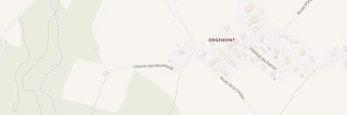 Plan du 40 Che des Mourennes à Mésigny