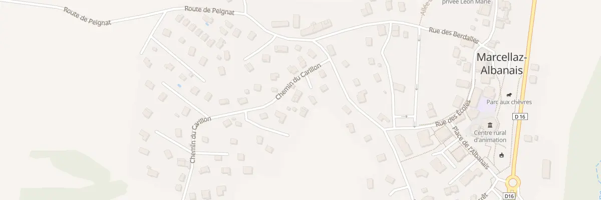 Plan du 85 Che du Carillon à Marcellaz-Albanais