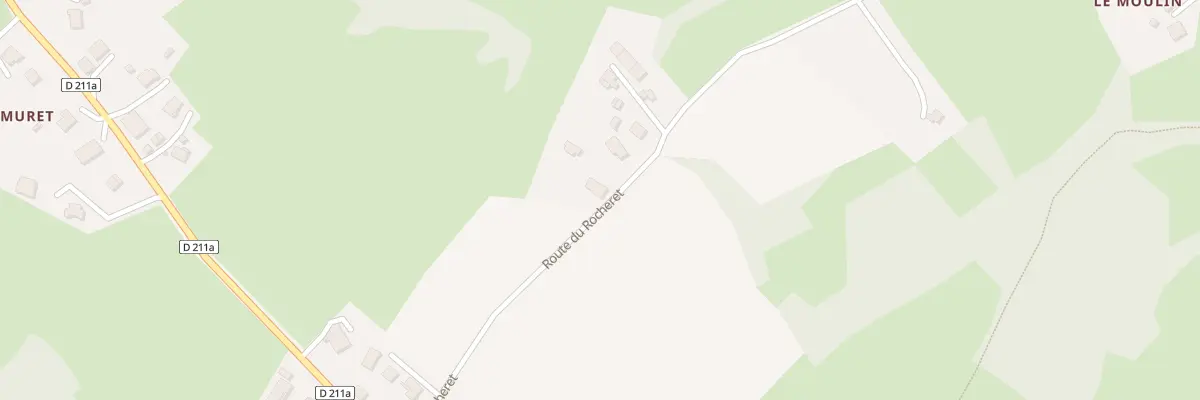 Plan du 293 Rte du Rocheret à Saint-Offenge