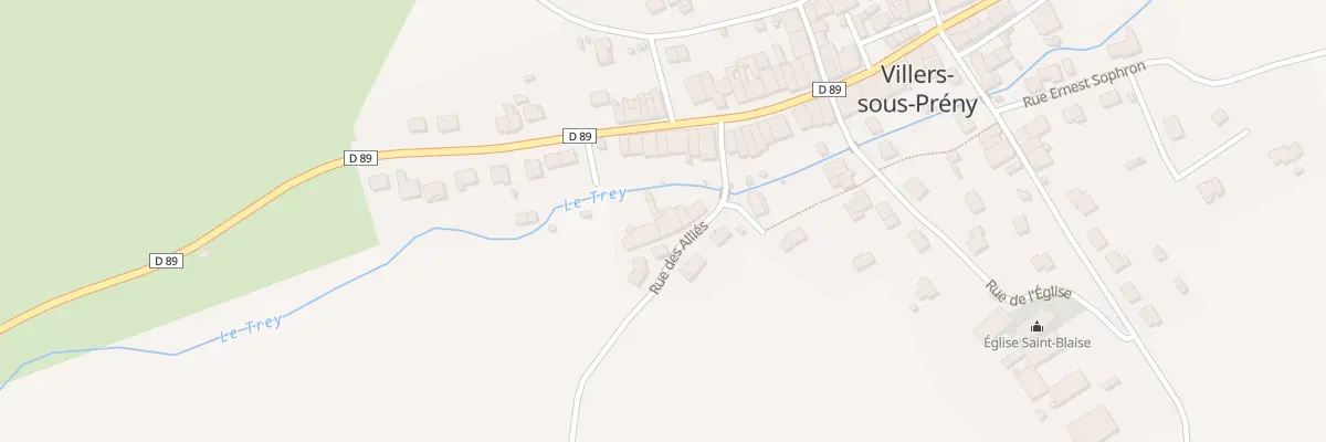 Plan du 4 Rue des Alliés à Villers-sous-Prény