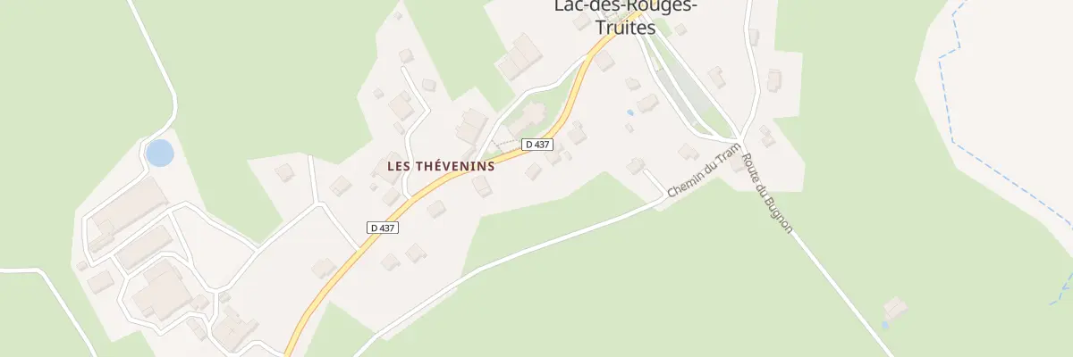 Plan du 147 Les Thevenins à Lac-des-Rouges-Truites