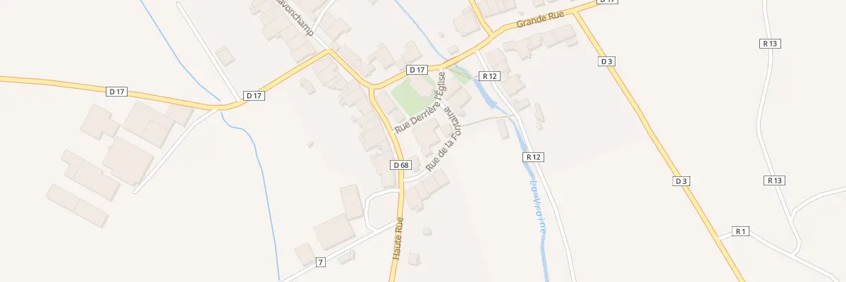Plan du 40 Rue Derrière l’Eglise à Domjulien