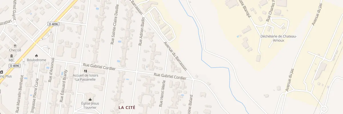 Plan du 36 Rue Henri Merle à Château-Arnoux-Saint-Auban