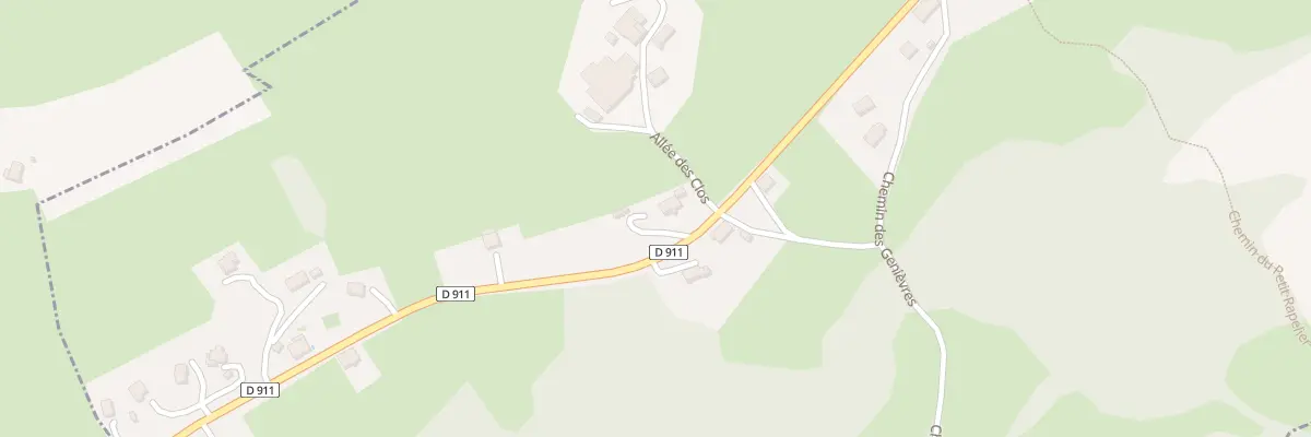 Plan du 3010 Rte d’Aix-Les-Bains à Cusy