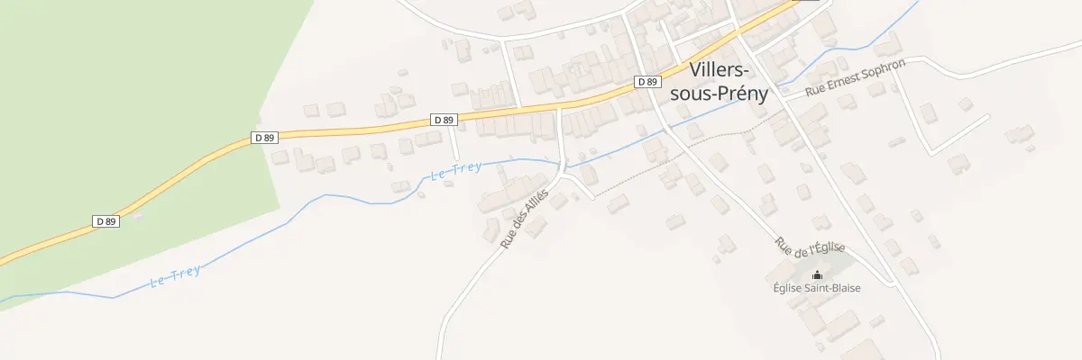 Plan du 2 Rue des Alliés à Villers-sous-Prény