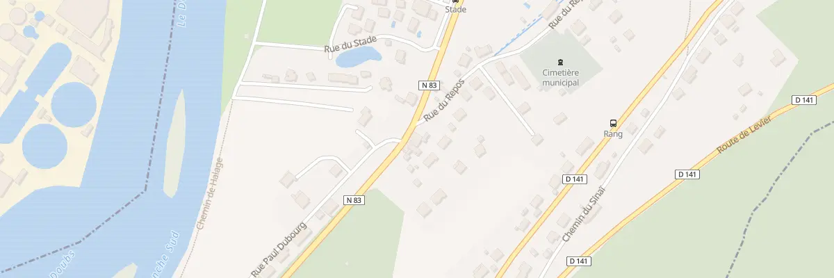 Plan du 32E Rue du Repos à Beure