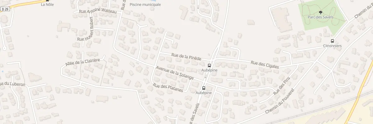 Plan du 37 Rue du Lot Domaine des Pins à La Garde