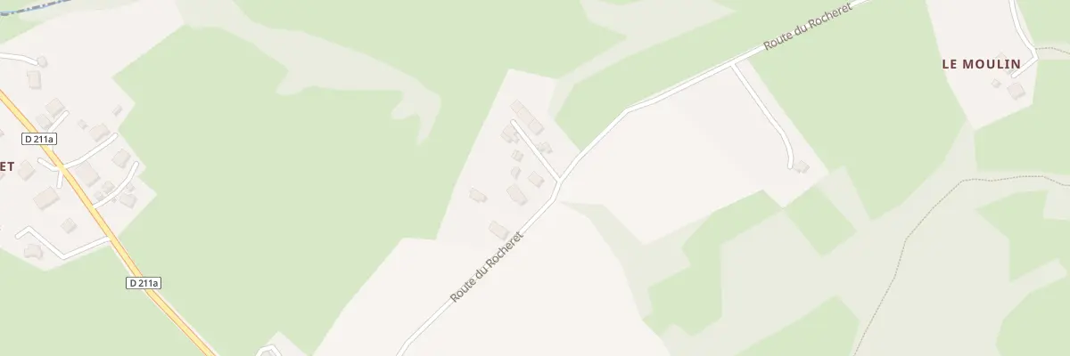 Plan du 365 Rte du Rocheret à Saint-Offenge
