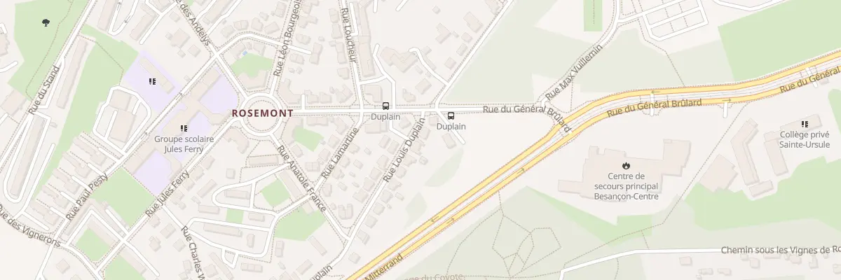 Plan du 3B Rue Louis Duplain à Besançon
