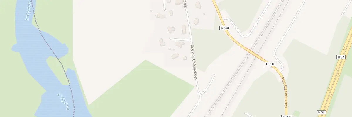 Plan du 20 Rue des Chenevieres à Chevroz