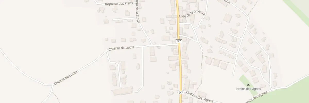 Plan du 87 Che de Luche à Sallenôves