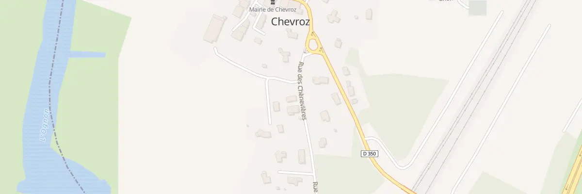 Plan du 8 Rue des Chenevieres à Chevroz