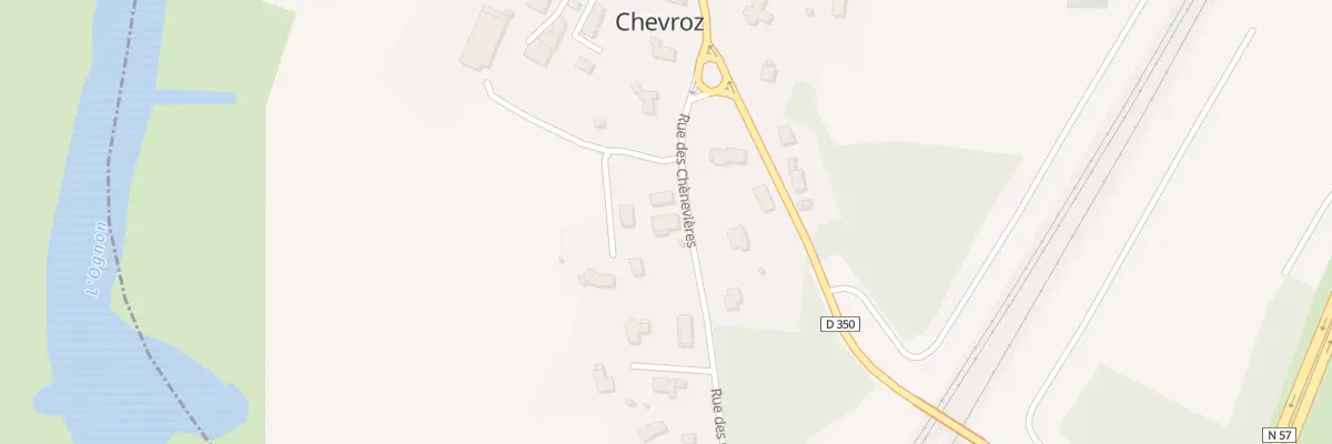 Plan du 10 Rue des Chenevieres à Chevroz