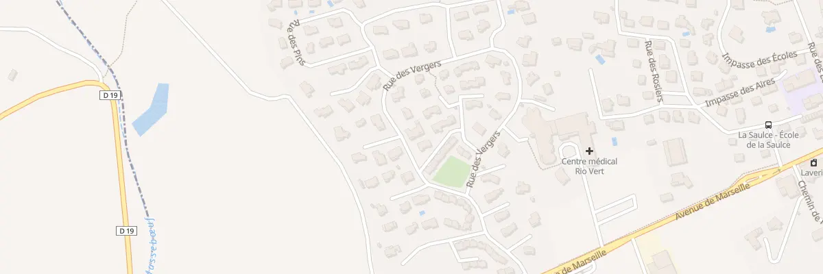 Plan du 5546 Les Caires à La Saulce
