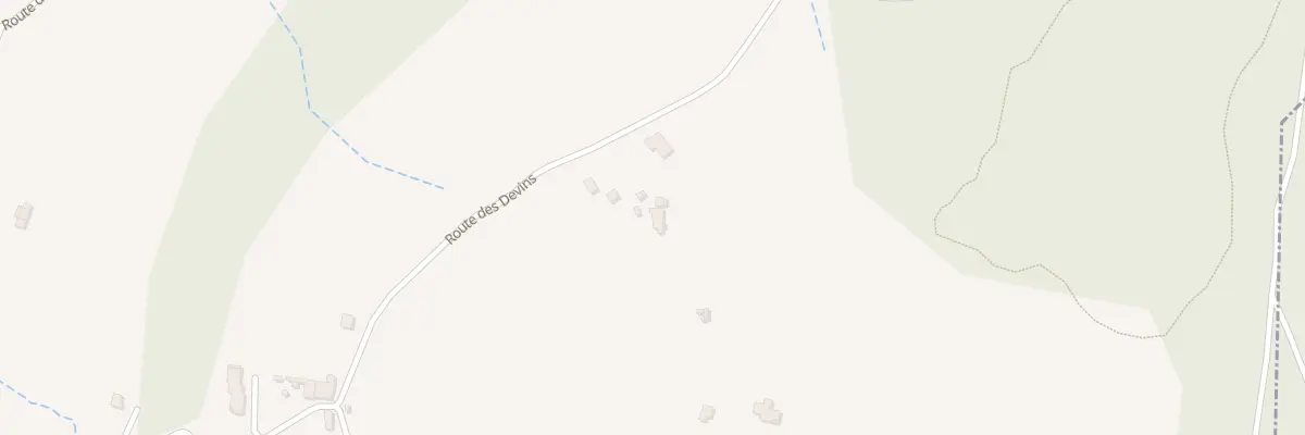 Plan du 550 Rte des Devins à Minzier