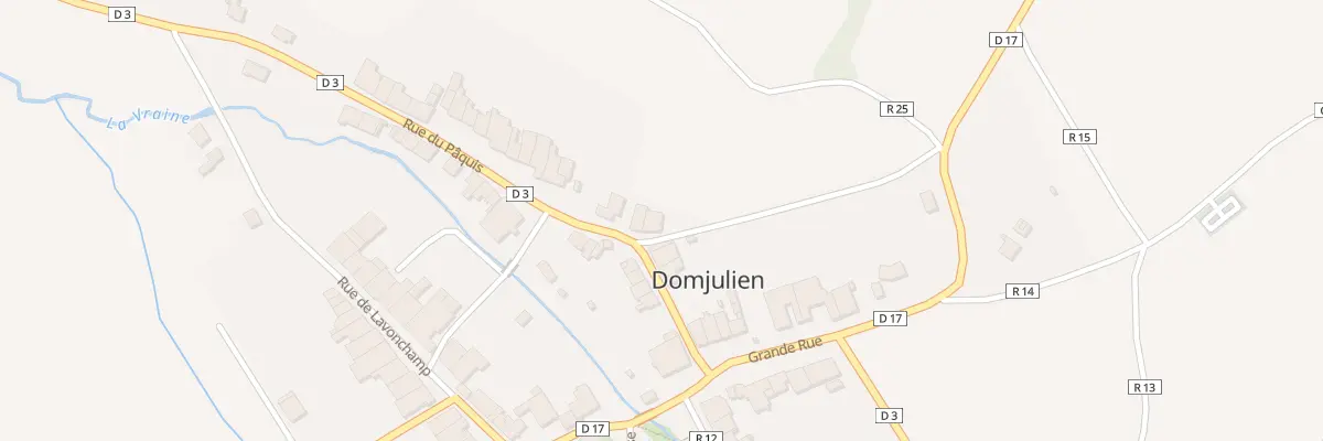 Plan du 100 Rue du Paquis à Domjulien