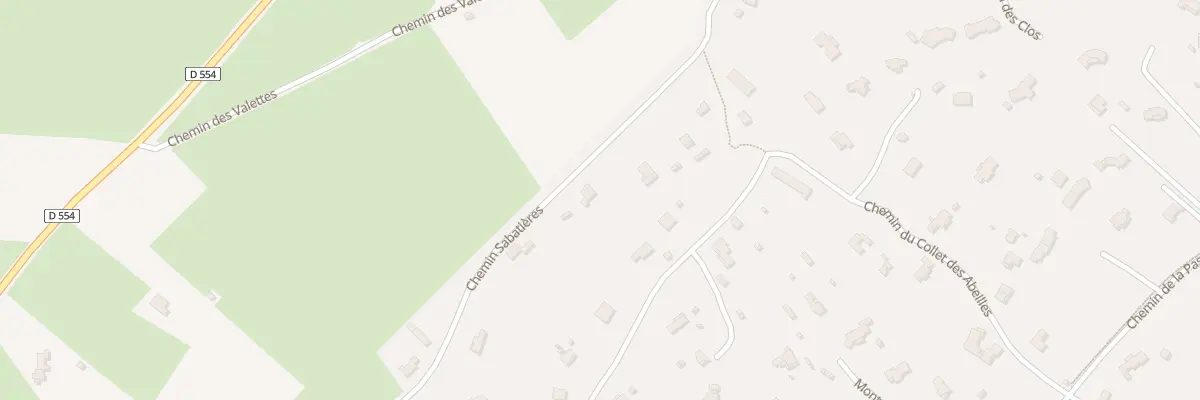Plan du 275 Che des Sabatieres à Néoules