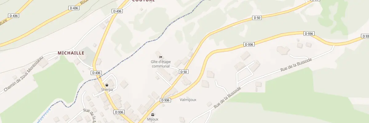 Plan du 5003 La Bissaude à Mijoux
