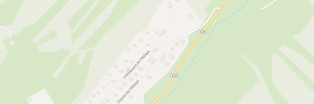 Plan du 775 Che de l’Abbaye à Lamoura