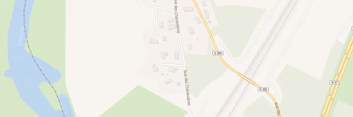 Plan du 12 Rue des Chenevieres à Chevroz