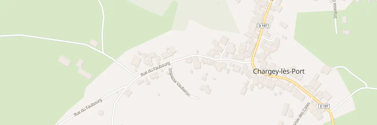 Plan du 14 Rue du Faubourg à Chargey-lès-Port