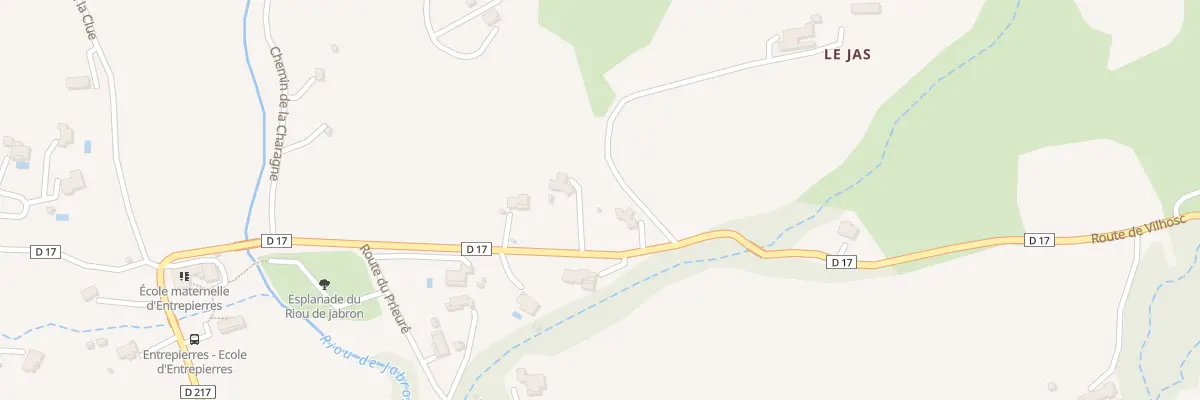 Plan du 7091 L’Adrech à Entrepierres
