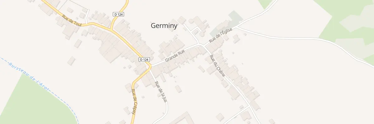 Plan du 15 Gr Grande Rue à Germiny