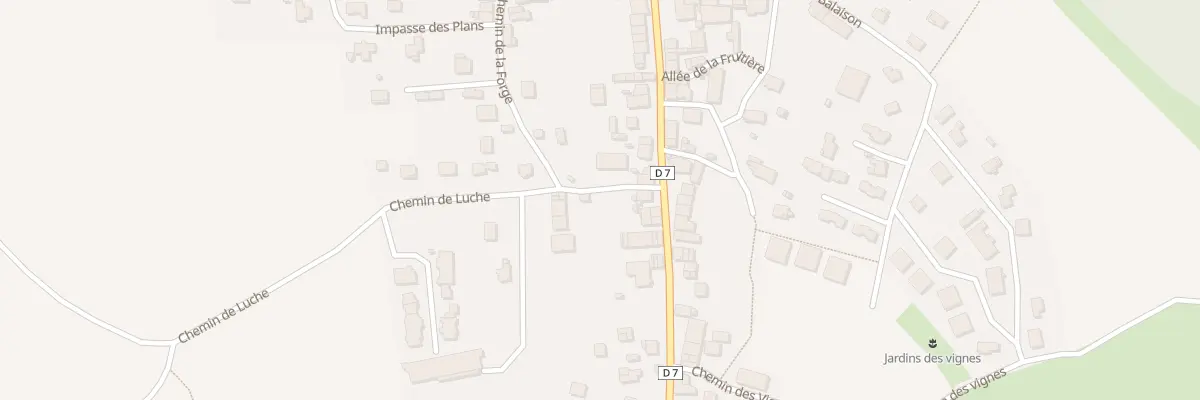 Plan du 40 Che de Luche à Sallenôves