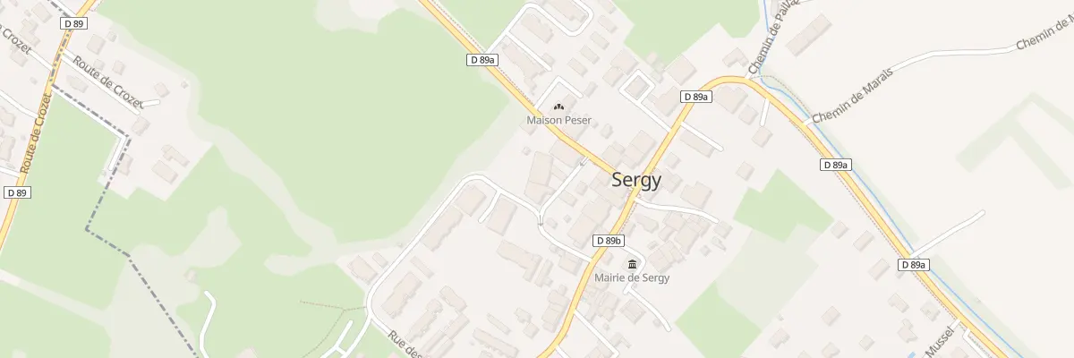 Plan du 103 Che de la Charrière à Sergy