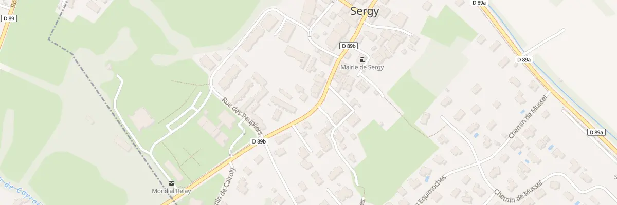 Plan du 162 Rte de Thoiry à Sergy